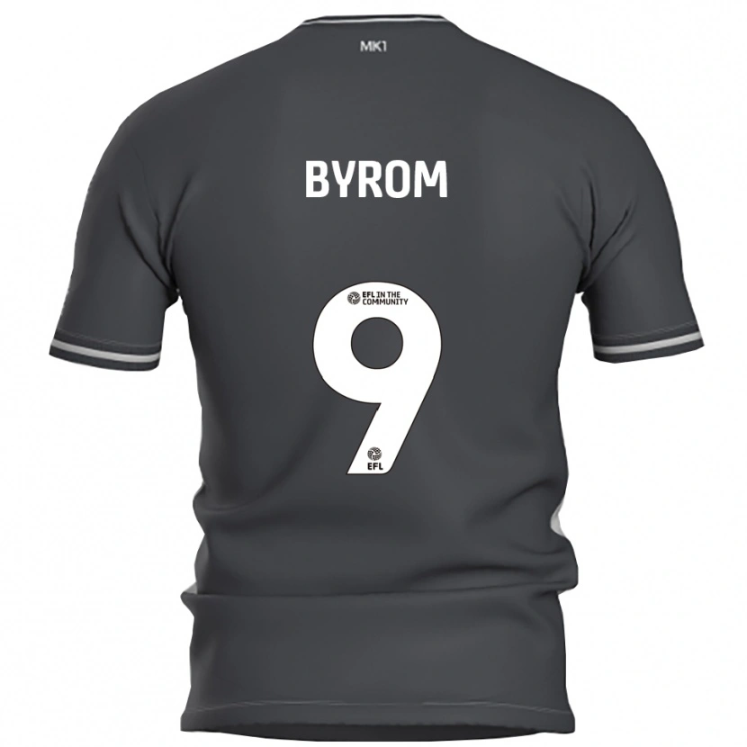 Danxen Kinder Sophie Byrom #9 Grau Silber Auswärtstrikot Trikot 2025/26 T-Shirt Schweiz