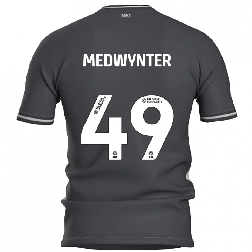Danxen Kinder Chase Medwynter #49 Grau Silber Auswärtstrikot Trikot 2025/26 T-Shirt Schweiz