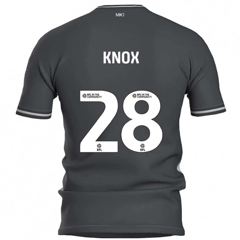 Danxen Kinder Mollie Knox #28 Grau Silber Auswärtstrikot Trikot 2025/26 T-Shirt Schweiz