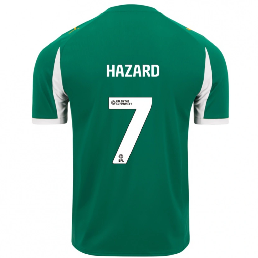 Danxen Kinder Harrison Hazard #7 Grün Weiß Auswärtstrikot Trikot 2025/26 T-Shirt Schweiz