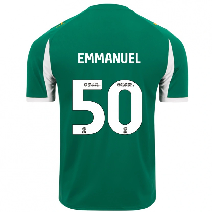 Danxen Kinder Daniel Emmanuel #50 Grün Weiß Auswärtstrikot Trikot 2025/26 T-Shirt Schweiz