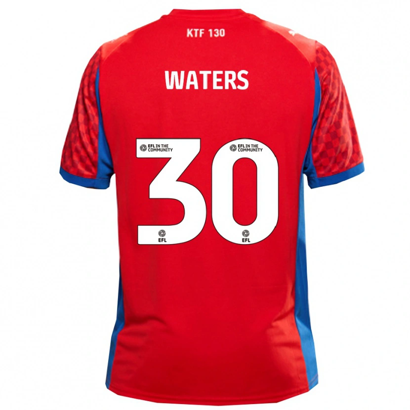 Danxen Kinder Billy Waters #30 Rot Blau Auswärtstrikot Trikot 2025/26 T-Shirt Schweiz