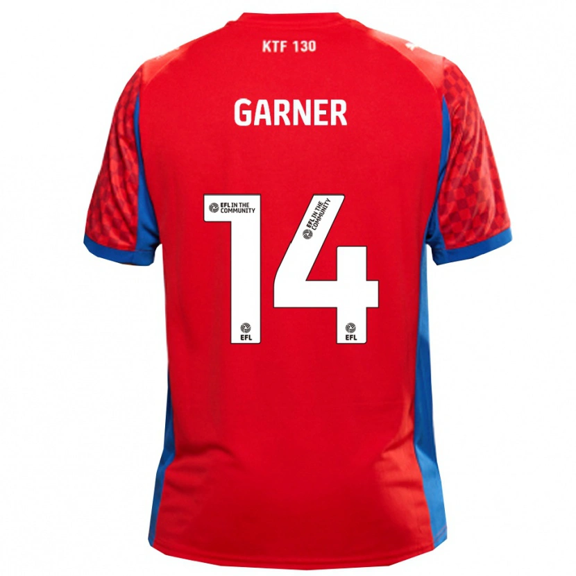 Danxen Kinder Joe Garner #14 Rot Blau Auswärtstrikot Trikot 2025/26 T-Shirt Schweiz