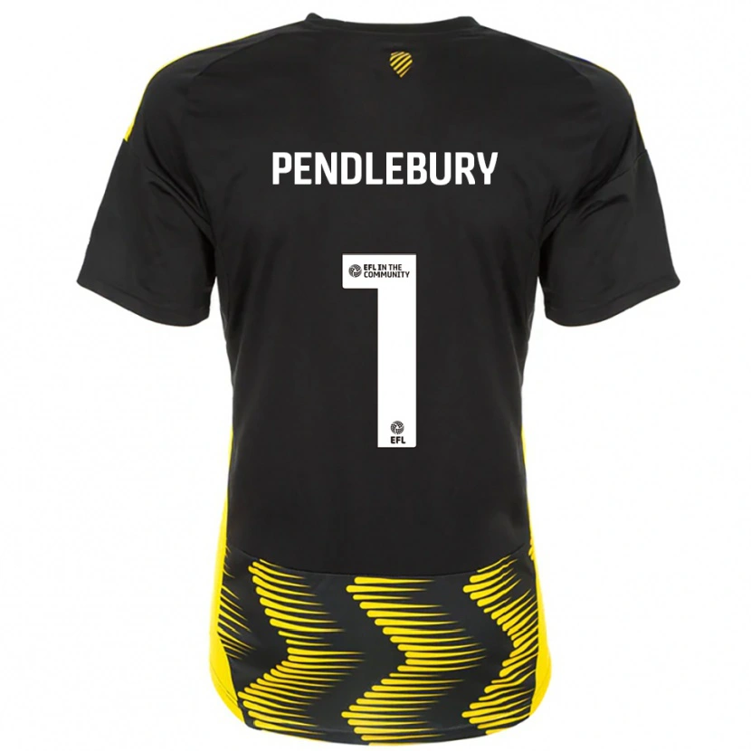 Danxen Kinder Izzy Pendlebury #1 Schwarz Gelb Auswärtstrikot Trikot 2025/26 T-Shirt Schweiz