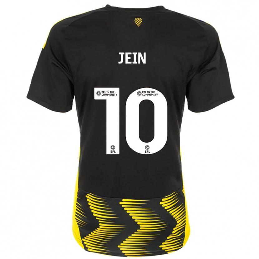 Danxen Kinder Shaunna Jein #10 Schwarz Gelb Auswärtstrikot Trikot 2025/26 T-Shirt Schweiz