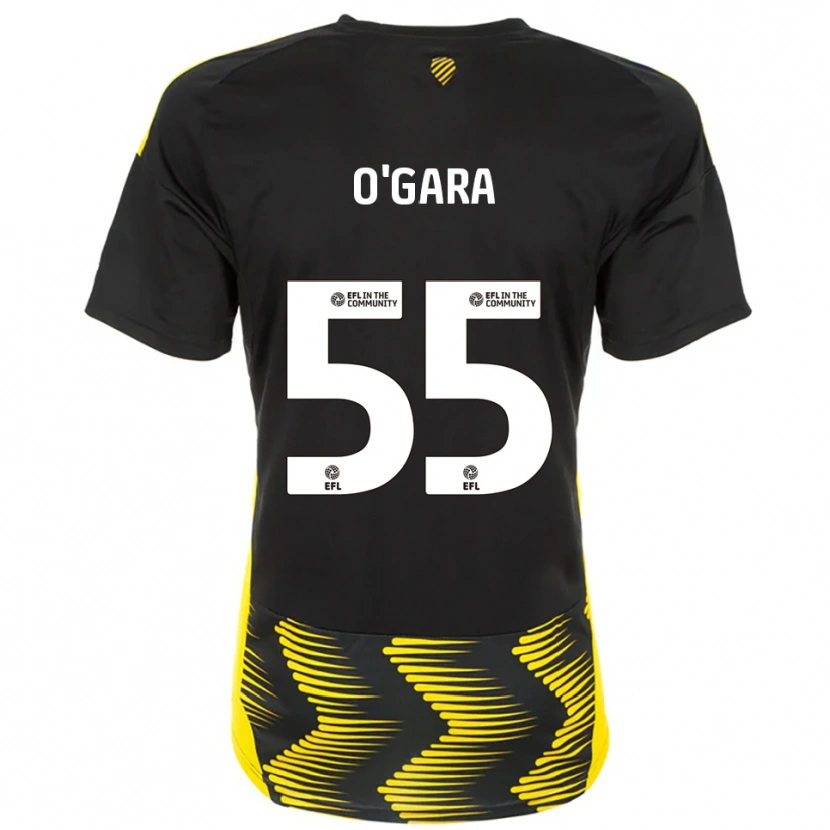 Danxen Kinder Harry O'gara #55 Schwarz Gelb Auswärtstrikot Trikot 2025/26 T-Shirt Schweiz