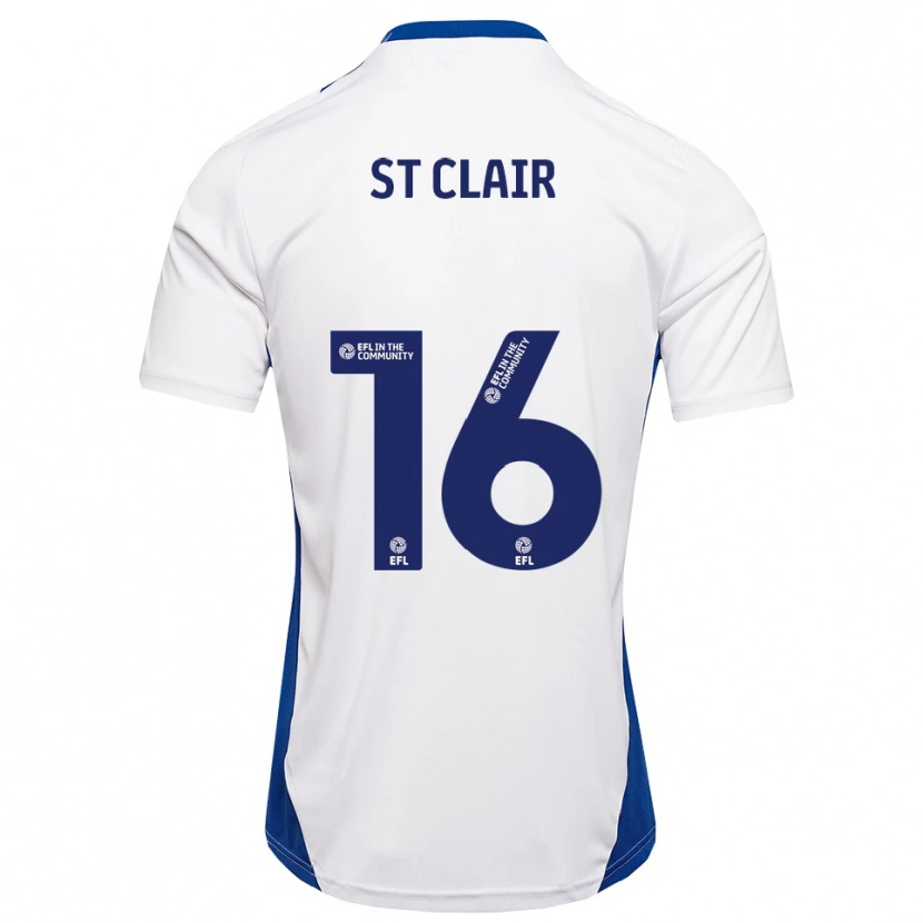 Danxen Kinder Tori St Clair #16 Weiß Blau Auswärtstrikot Trikot 2025/26 T-Shirt Schweiz