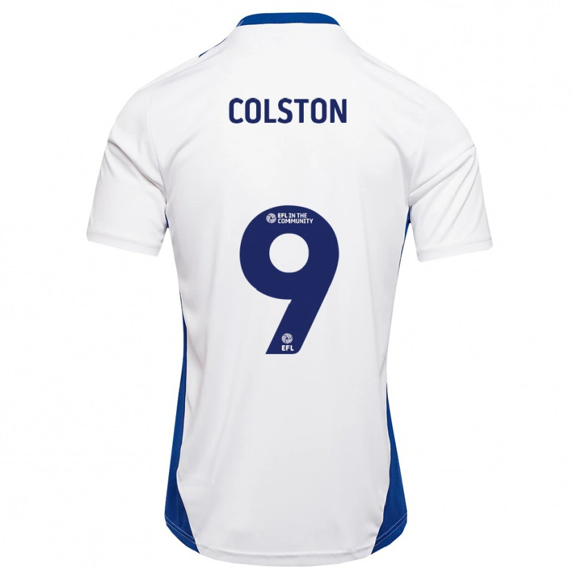 Danxen Kinder Annie Colston #9 Weiß Blau Auswärtstrikot Trikot 2025/26 T-Shirt Schweiz