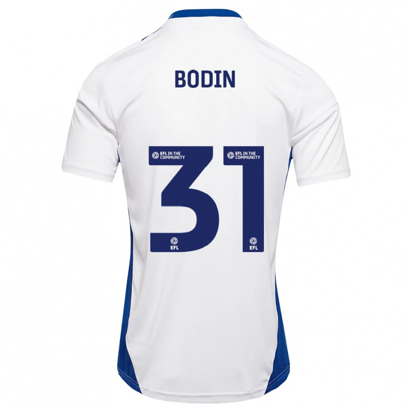 Danxen Kinder Billy Bodin #31 Weiß Blau Auswärtstrikot Trikot 2025/26 T-Shirt Schweiz