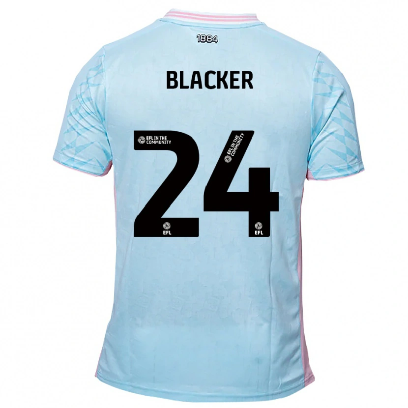 Danxen Kinder Billy Blacker #24 Himmelblau Pink Auswärtstrikot Trikot 2025/26 T-Shirt Schweiz