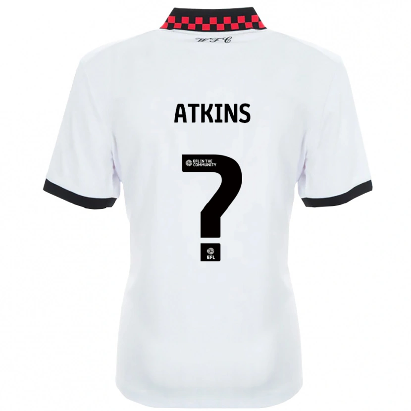 Danxen Kinder Shian Atkins #0 Weiß Schwarz Auswärtstrikot Trikot 2025/26 T-Shirt Schweiz