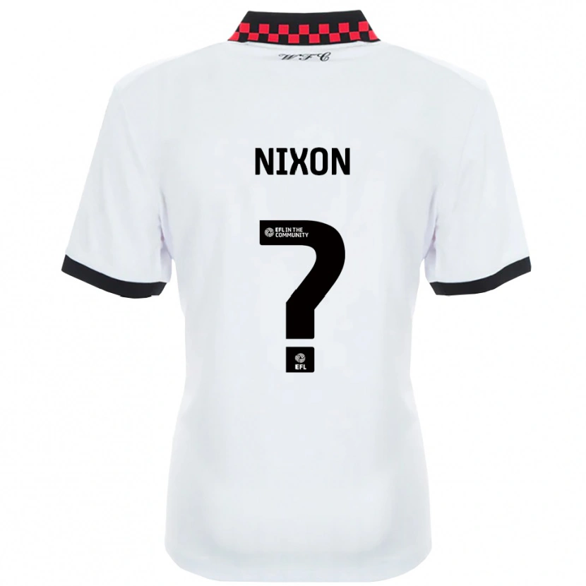 Danxen Kinder Freya Nixon #0 Weiß Schwarz Auswärtstrikot Trikot 2025/26 T-Shirt Schweiz