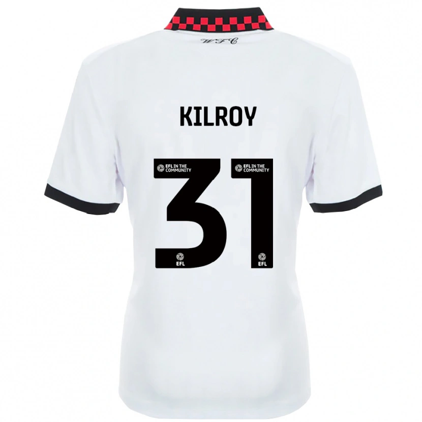 Danxen Kinder Jenson Kilroy #31 Weiß Schwarz Auswärtstrikot Trikot 2025/26 T-Shirt Schweiz