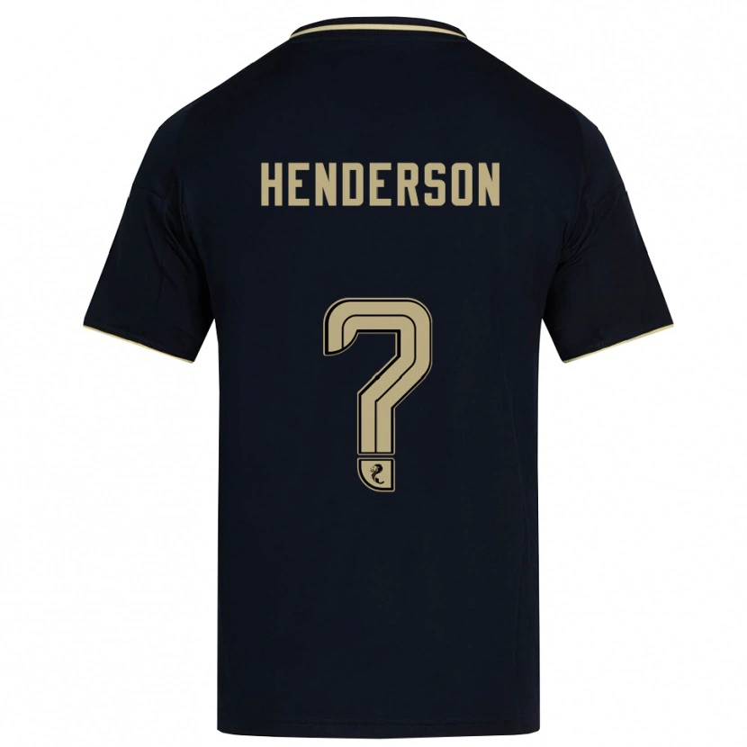 Danxen Kinder Jay Henderson #0 Marine Gold Auswärtstrikot Trikot 2025/26 T-Shirt Schweiz