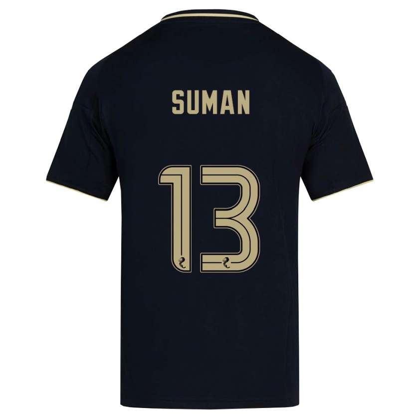 Danxen Kinder Nick Suman #13 Marine Gold Auswärtstrikot Trikot 2025/26 T-Shirt Schweiz