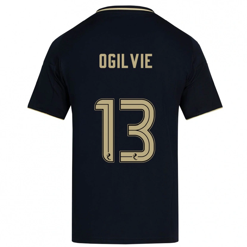 Danxen Kinder Francesca Ogilvie #13 Marine Gold Auswärtstrikot Trikot 2025/26 T-Shirt Schweiz