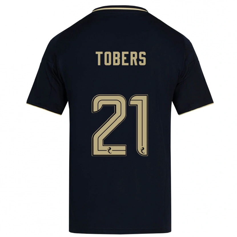 Danxen Kinder Kristers Tobers #21 Marine Gold Auswärtstrikot Trikot 2025/26 T-Shirt Schweiz
