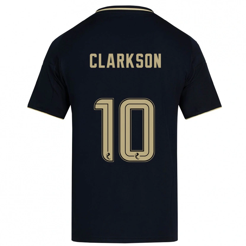 Danxen Kinder Leighton Clarkson #10 Marine Gold Auswärtstrikot Trikot 2025/26 T-Shirt Schweiz