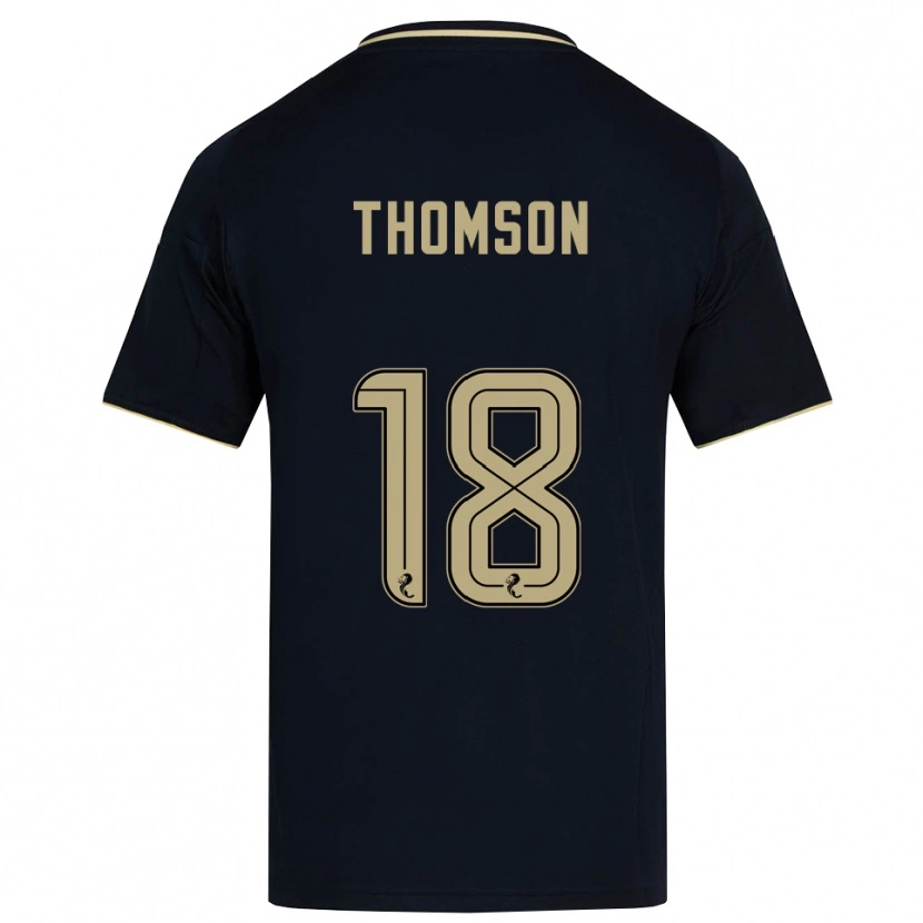 Danxen Kinder Eva Thomson #18 Marine Gold Auswärtstrikot Trikot 2025/26 T-Shirt Schweiz