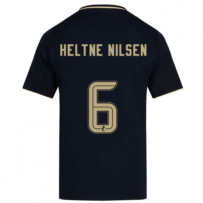 Danxen Kinder Sivert Heltne Nilsen #6 Marine Gold Auswärtstrikot Trikot 2025/26 T-Shirt Schweiz