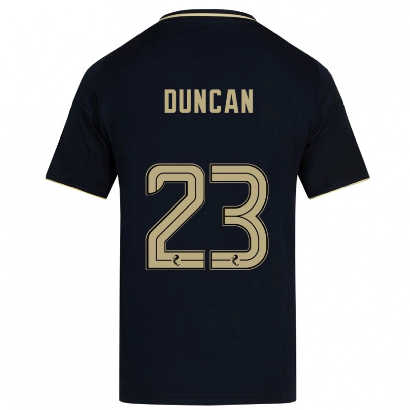 Danxen Kinder Ryan Duncan #23 Marine Gold Auswärtstrikot Trikot 2025/26 T-Shirt Schweiz