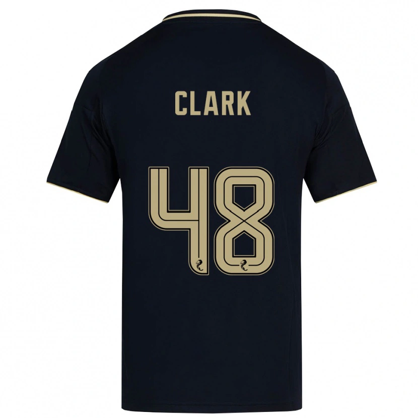 Danxen Kinder Ellis Clark #48 Marine Gold Auswärtstrikot Trikot 2025/26 T-Shirt Schweiz