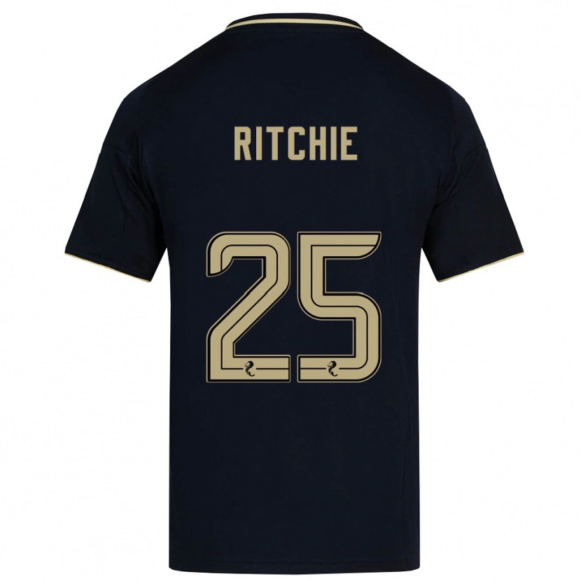 Danxen Kinder Tom Ritchie #25 Marine Gold Auswärtstrikot Trikot 2025/26 T-Shirt Schweiz