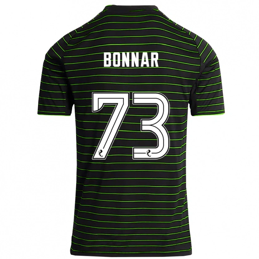 Danxen Kinder Jude Bonnar #73 Schwarz Grün Auswärtstrikot Trikot 2025/26 T-Shirt Schweiz