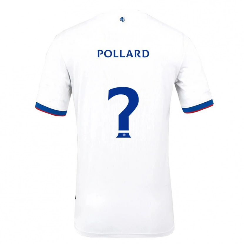 Danxen Kinder Lancelot Pollard #0 Weiß Rot Blau Auswärtstrikot Trikot 2025/26 T-Shirt Schweiz