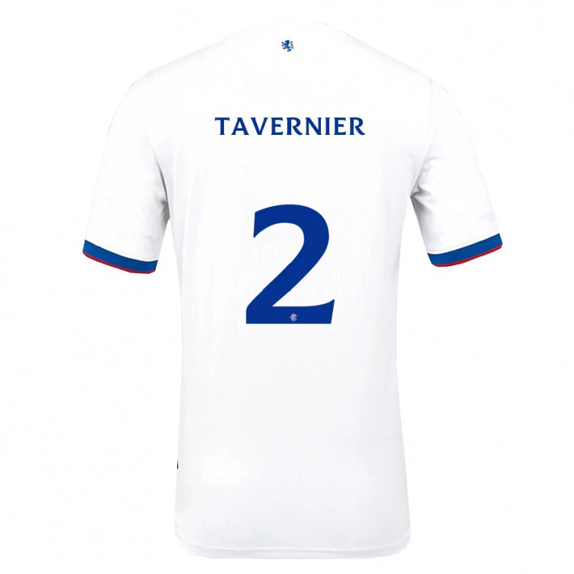 Danxen Kinder James Tavernier #2 Weiß Rot Blau Auswärtstrikot Trikot 2025/26 T-Shirt Schweiz