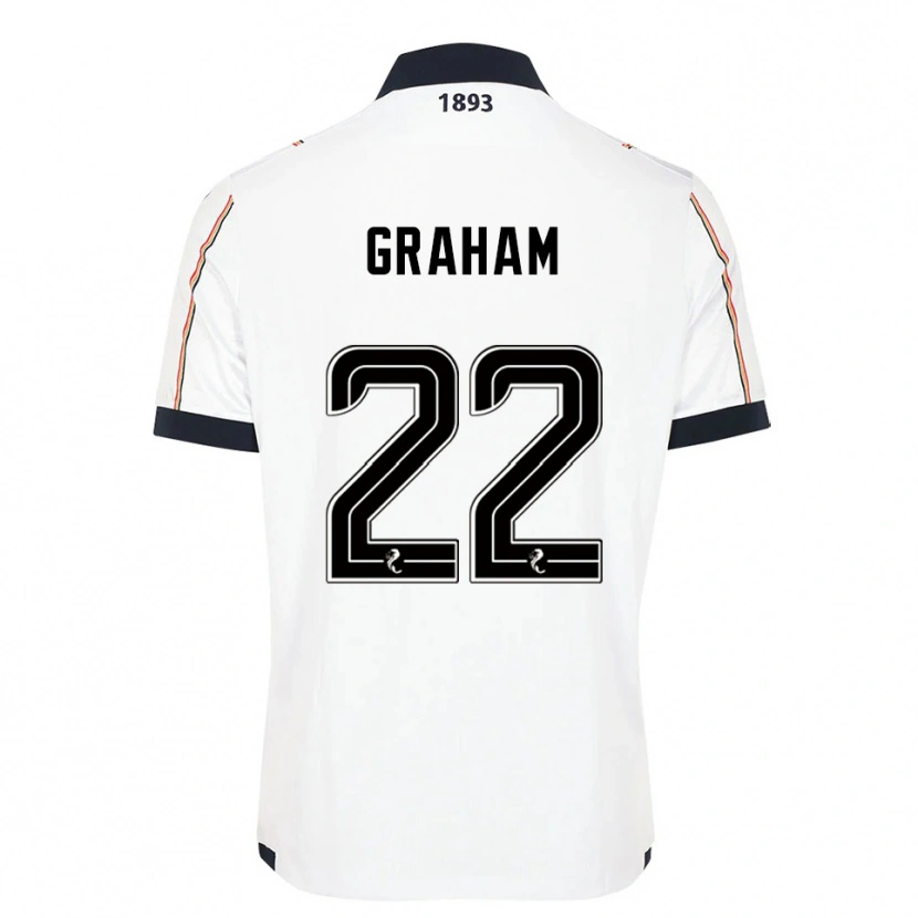 Danxen Kinder Luke Graham #22 Weiß Marine Rot Auswärtstrikot Trikot 2025/26 T-Shirt Schweiz