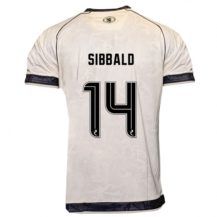 Danxen Kinder Craig Sibbald #14 Weiß Schwarz Auswärtstrikot Trikot 2025/26 T-Shirt Schweiz