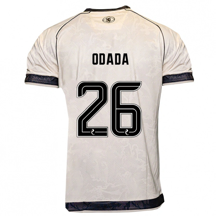 Danxen Kinder Richard Odada #26 Weiß Schwarz Auswärtstrikot Trikot 2025/26 T-Shirt Schweiz