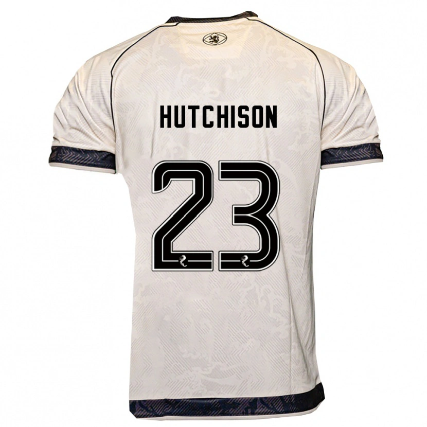 Danxen Kinder Daisy Hutchison #23 Weiß Schwarz Auswärtstrikot Trikot 2025/26 T-Shirt Schweiz