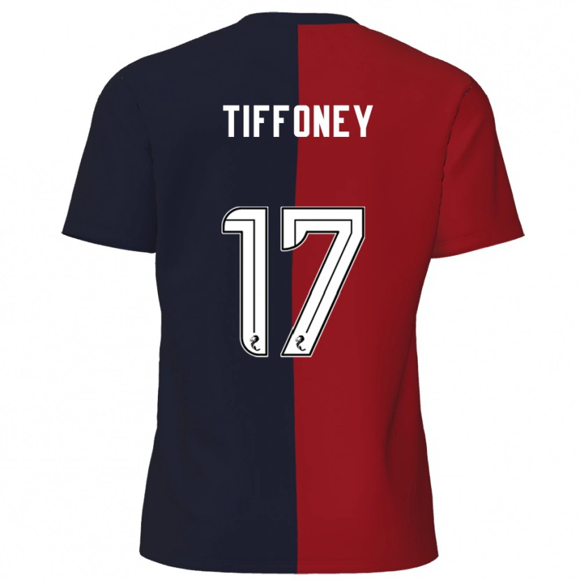 Danxen Kinder Scott Tiffoney #17 Rot Marine Auswärtstrikot Trikot 2025/26 T-Shirt Schweiz
