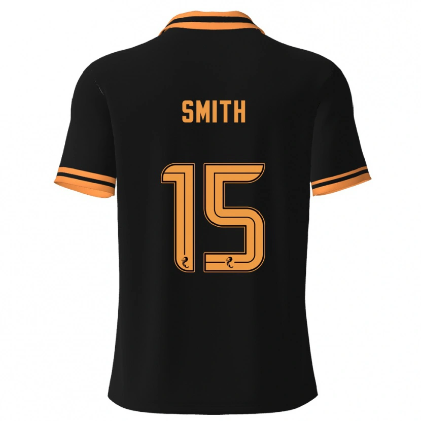 Danxen Kinder Lewis Smith #15 Schwarz Gelb Auswärtstrikot Trikot 2025/26 T-Shirt Schweiz