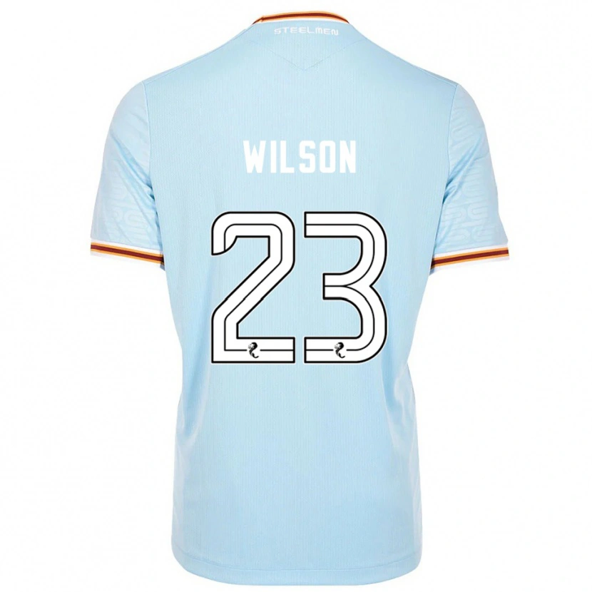 Danxen Kinder Ewan Wilson #23 Himmelblau Auswärtstrikot Trikot 2025/26 T-Shirt Schweiz