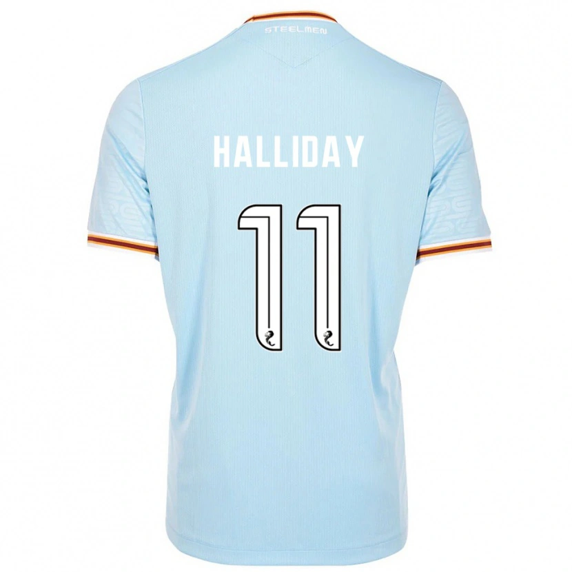 Danxen Kinder Andy Halliday #11 Himmelblau Auswärtstrikot Trikot 2025/26 T-Shirt Schweiz