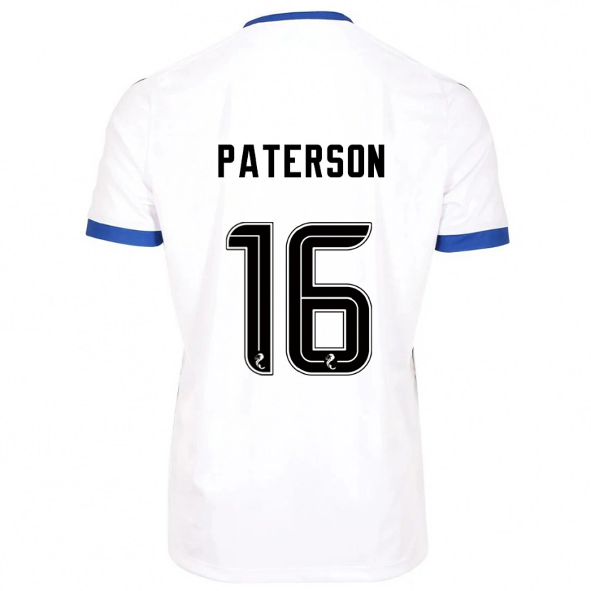 Danxen Kinder Megan Paterson #16 Weiß Blau Auswärtstrikot Trikot 2025/26 T-Shirt Schweiz