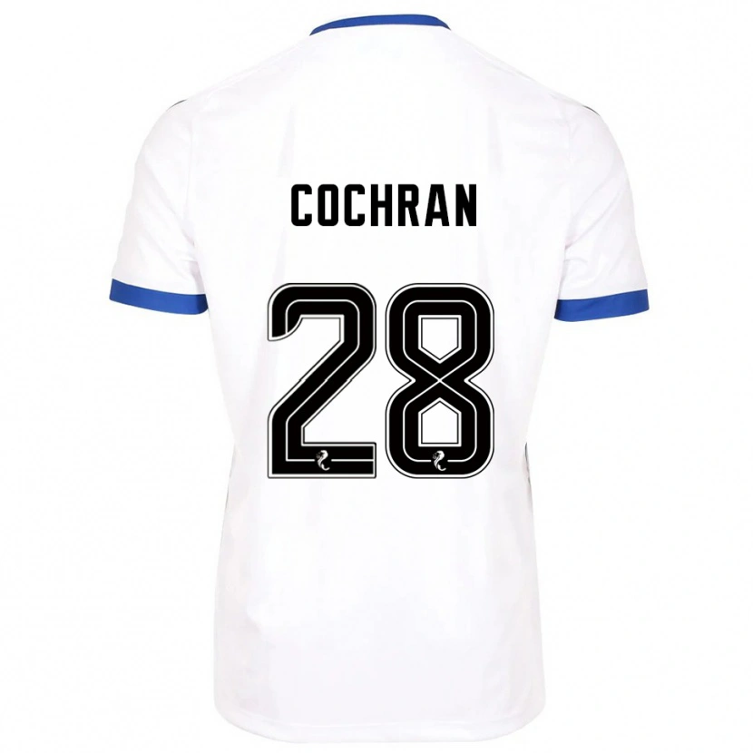 Danxen Kinder Bobby Cochran #28 Weiß Blau Auswärtstrikot Trikot 2025/26 T-Shirt Schweiz