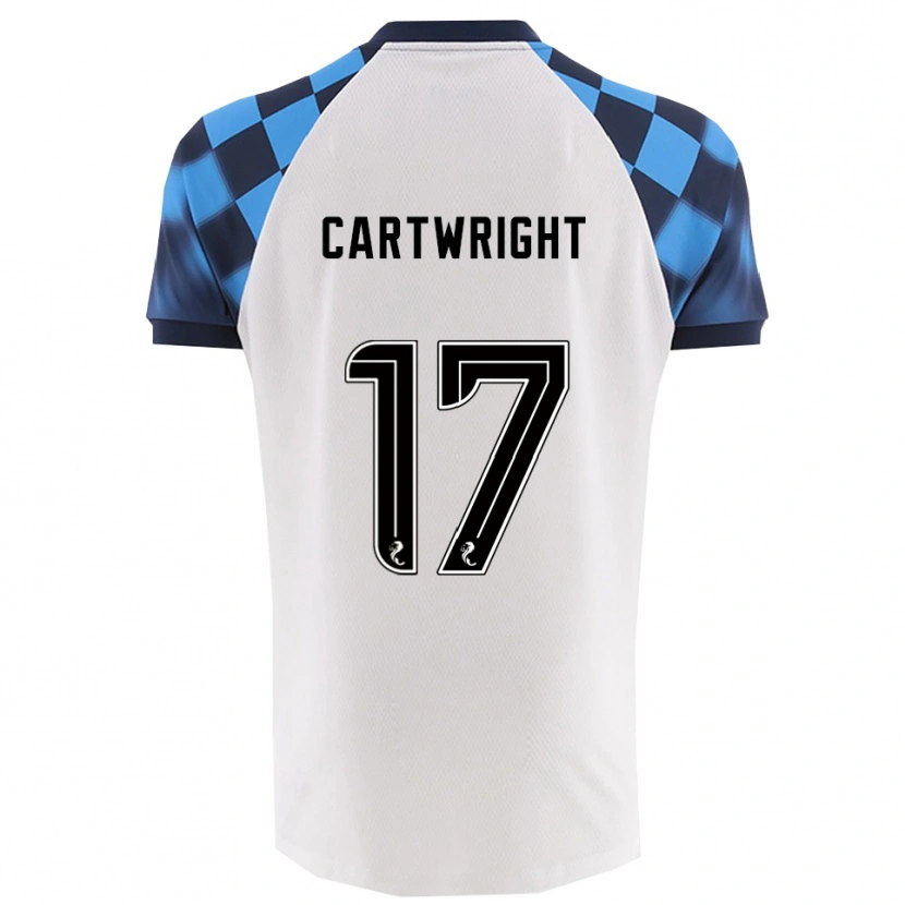 Danxen Kinder Henry Cartwright #17 Weiß Himmelblau Auswärtstrikot Trikot 2025/26 T-Shirt Schweiz