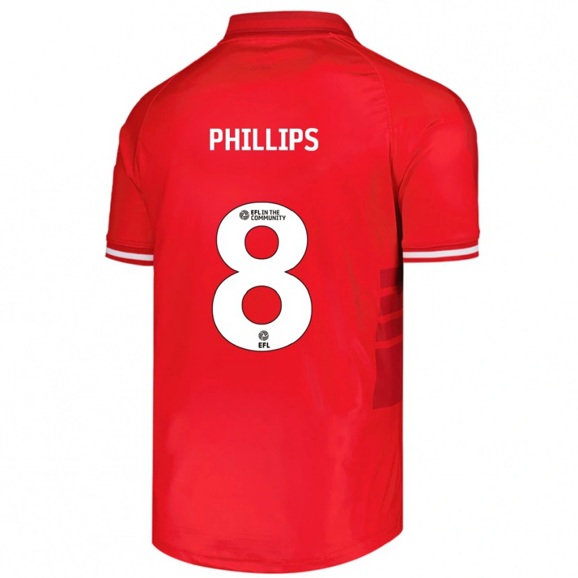 Danxen Herren Adam Phillips #8 Rot Weiß Heimtrikot Trikot 2025/26 T-Shirt Schweiz