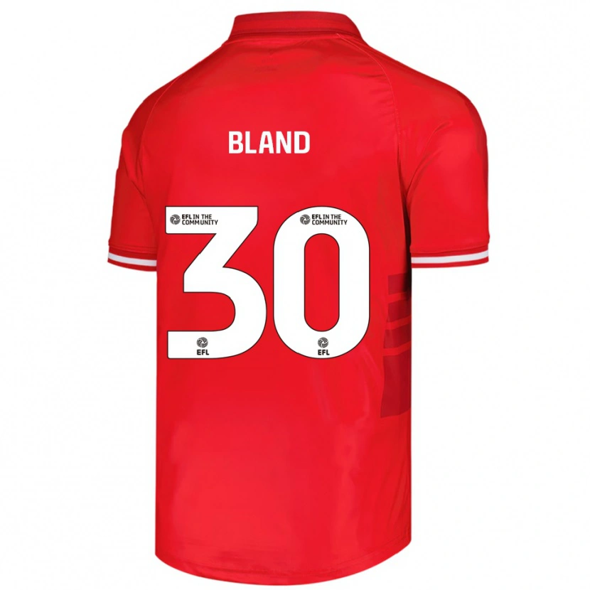 Danxen Herren Jonathan Bland #30 Rot Weiß Heimtrikot Trikot 2025/26 T-Shirt Schweiz
