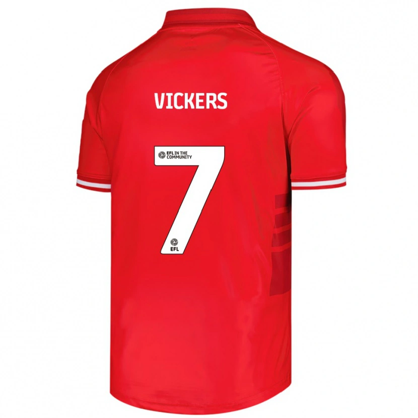 Danxen Herren Caylan Vickers #7 Rot Weiß Heimtrikot Trikot 2025/26 T-Shirt Schweiz