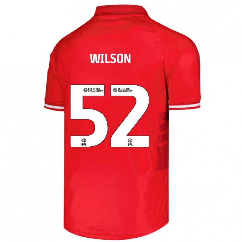 Danxen Herren Aston Wilson #52 Rot Weiß Heimtrikot Trikot 2025/26 T-Shirt Schweiz