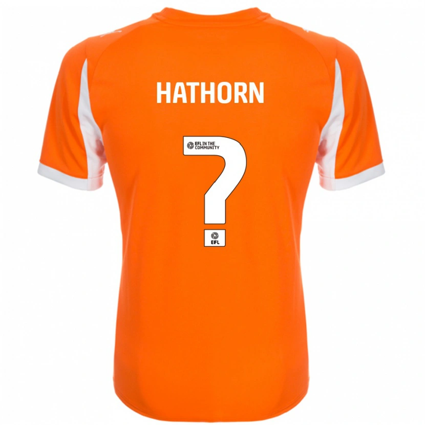 Danxen Herren Erin Hathorn #0 Orange Weiß Heimtrikot Trikot 2025/26 T-Shirt Schweiz