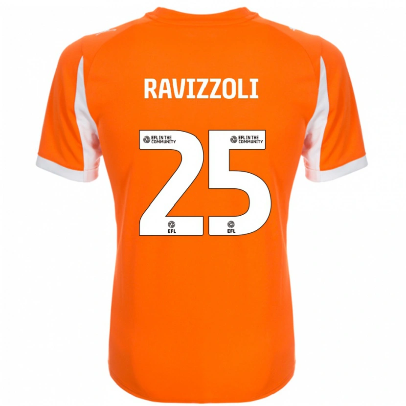 Danxen Herren Franco Ravizzoli #25 Orange Weiß Heimtrikot Trikot 2025/26 T-Shirt Schweiz