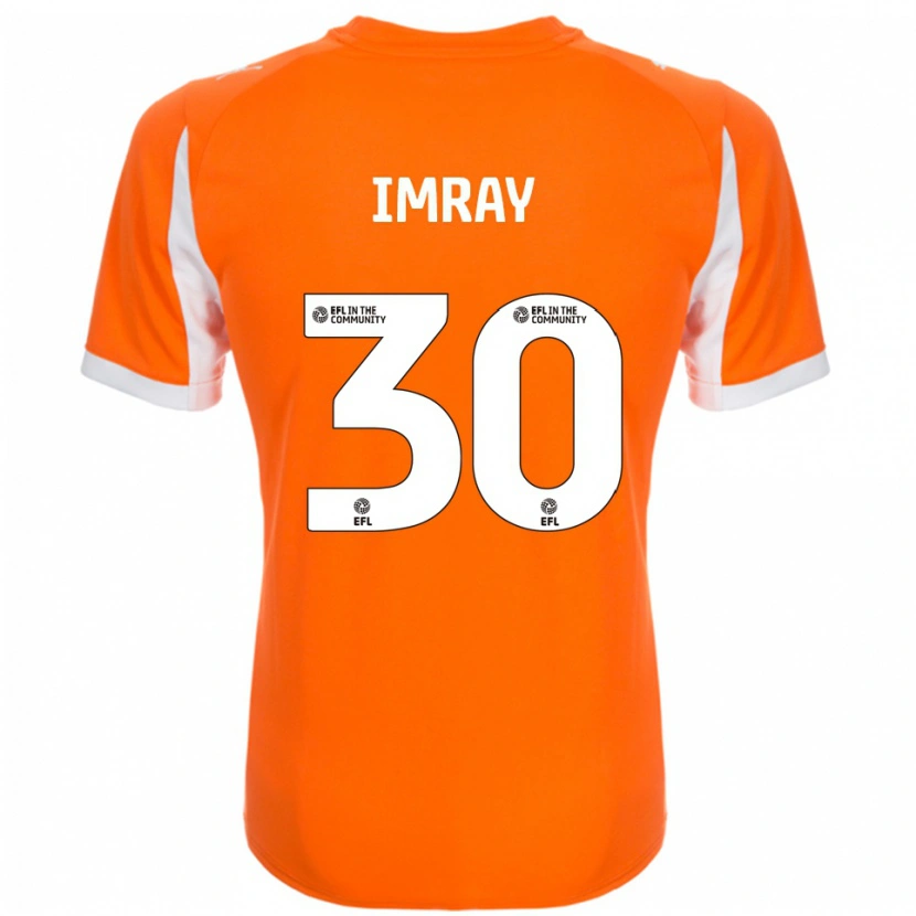 Danxen Herren Danny Imray #30 Orange Weiß Heimtrikot Trikot 2025/26 T-Shirt Schweiz