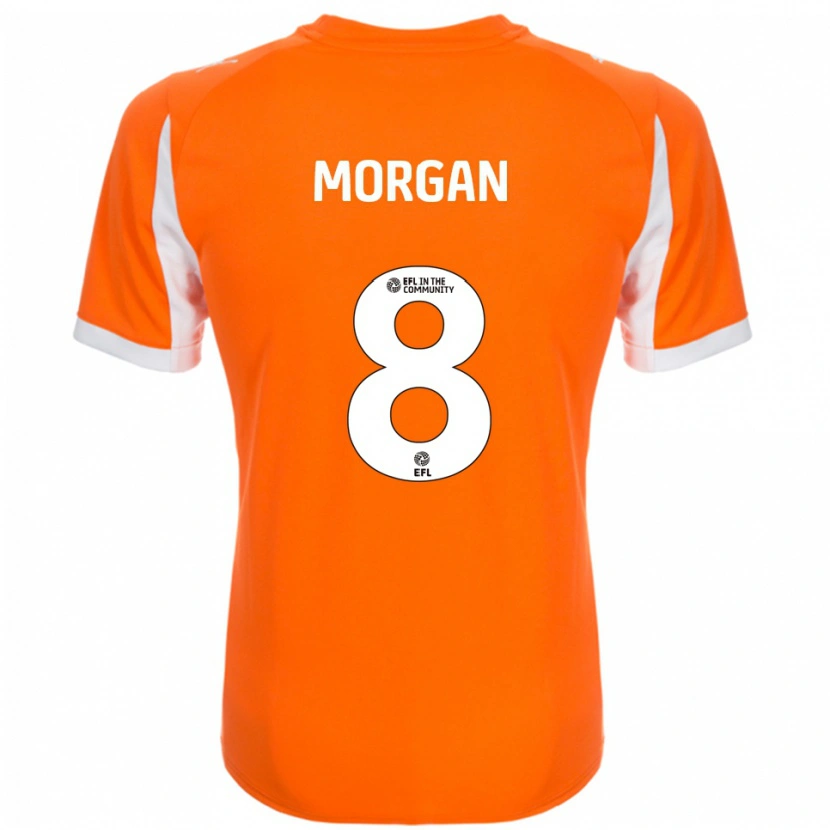 Danxen Herren Albie Morgan #8 Orange Weiß Heimtrikot Trikot 2025/26 T-Shirt Schweiz