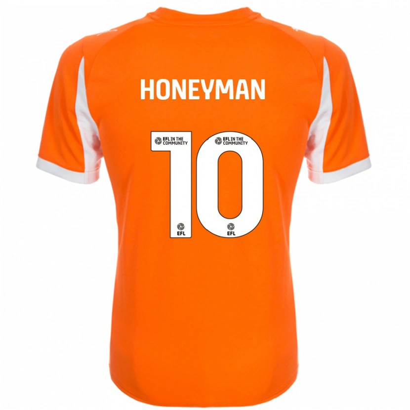 Danxen Herren George Honeyman #10 Orange Weiß Heimtrikot Trikot 2025/26 T-Shirt Schweiz